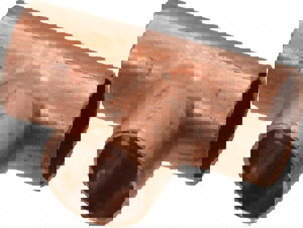 Wrot Copper Pipe Tee: 3/8